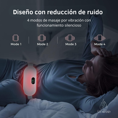 Almohadilla térmica portátil para cólicos menstruales